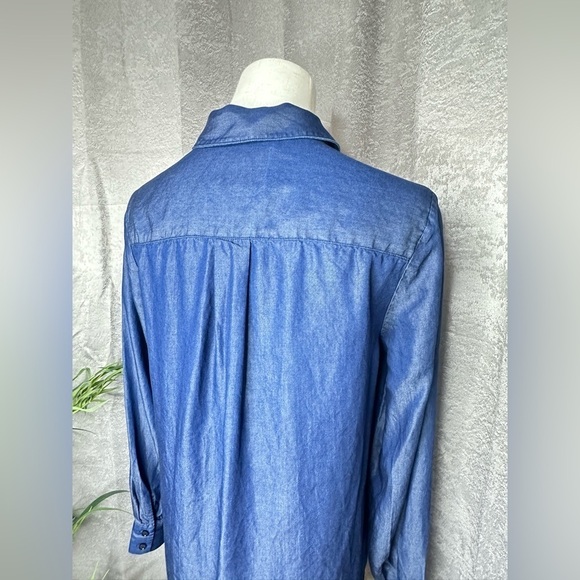 NEW Kate Spade Las Vegas Indigo Griffin Tie-Neck Mini Dress Sz 4 - Picture 8 of 10